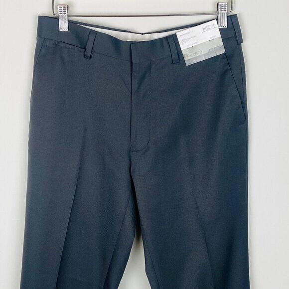 New Louis Raphael Tailored Modern Fit Polyester Gray Dress Pants, Size 30 x 30 - Picture 3 of 9